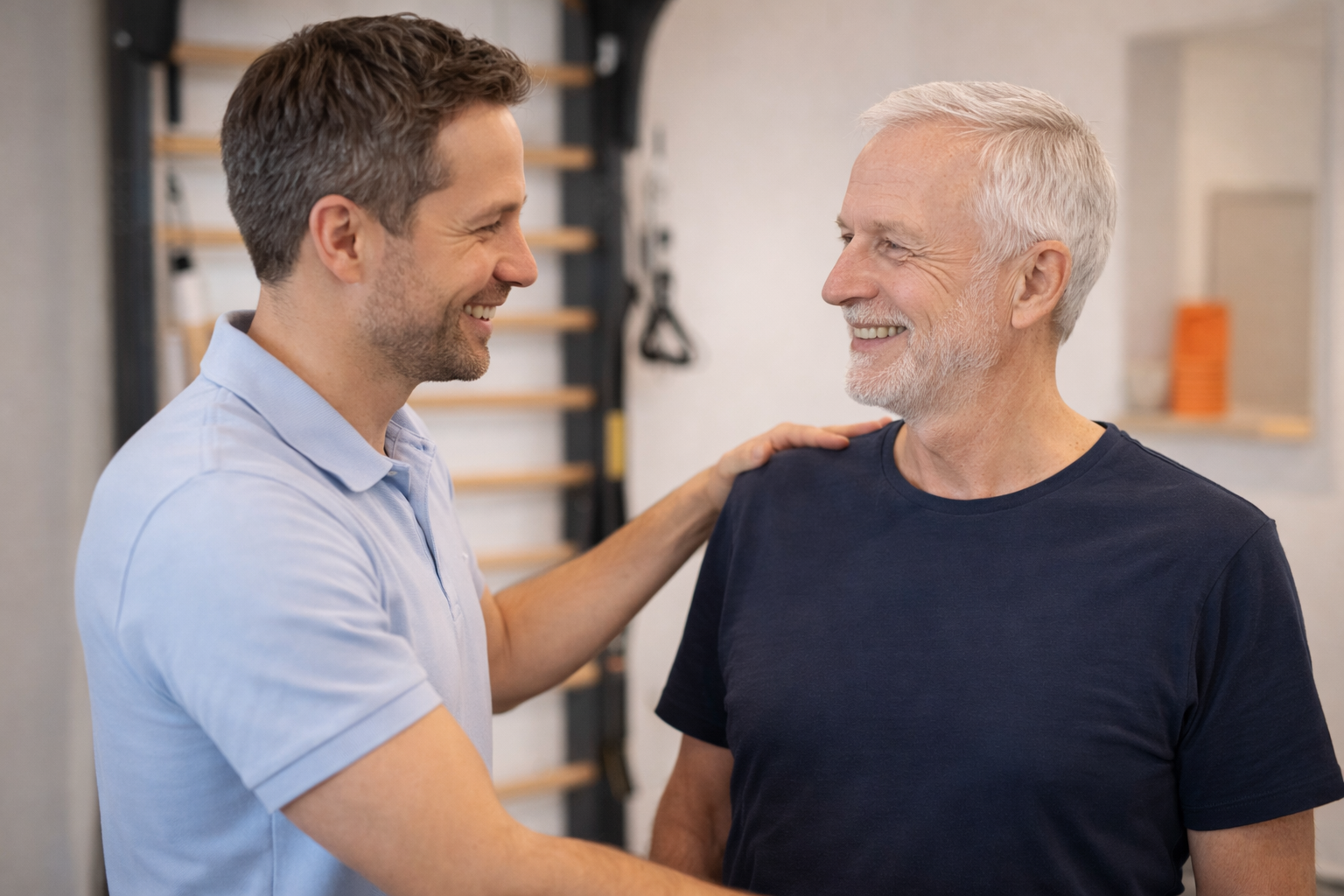 Freundliche Praxissituation in der Physiotherapie HAO